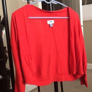 Red pull over